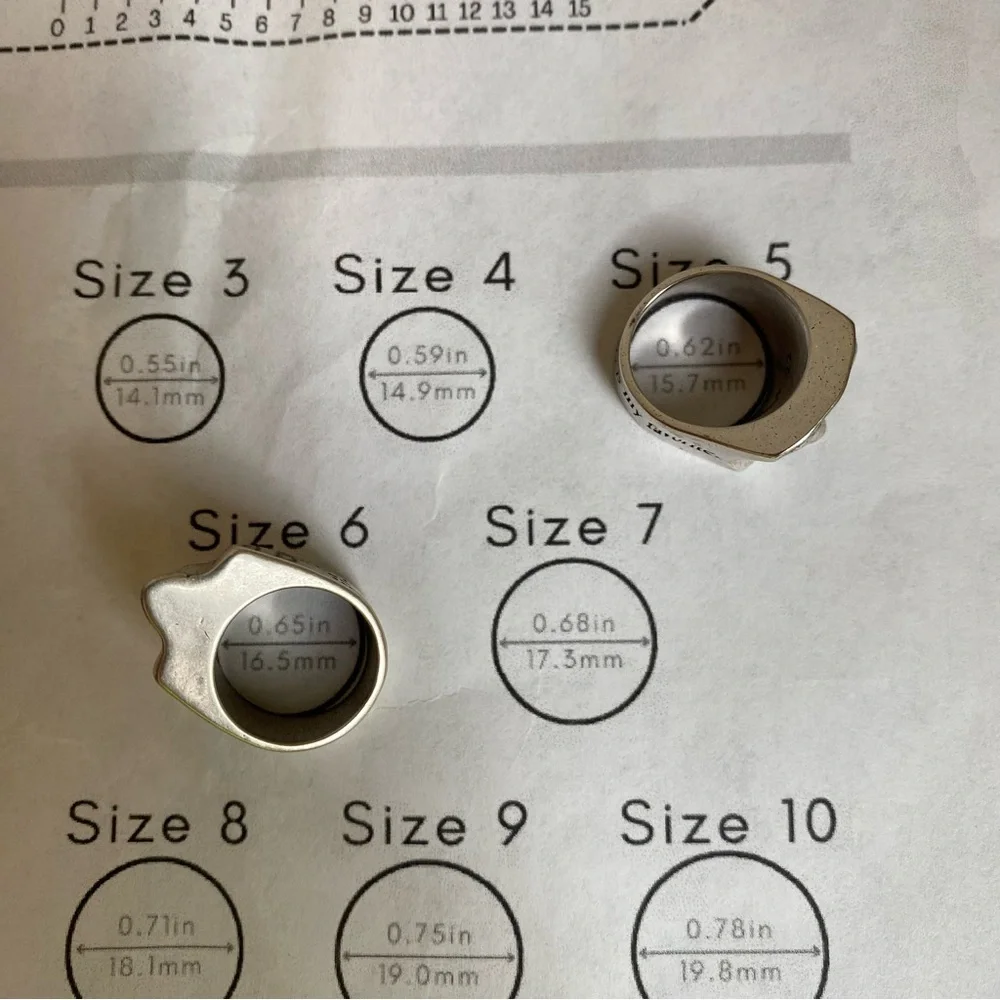Sterling Silver Sculpted Face Ring - Silver